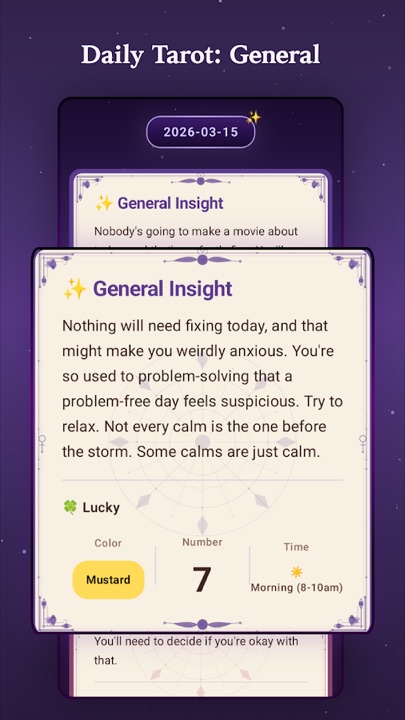 Daily Tarot screenshot